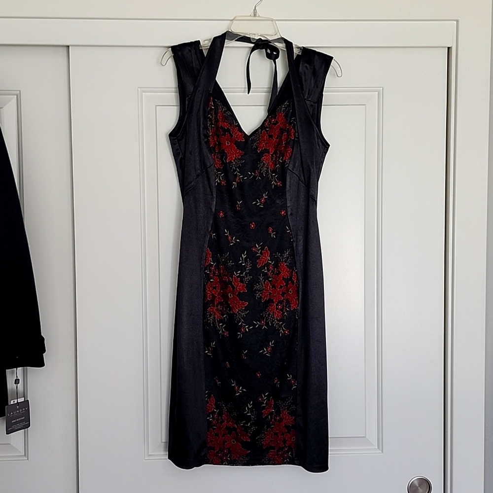 NWT Satin Halter Party Dress
